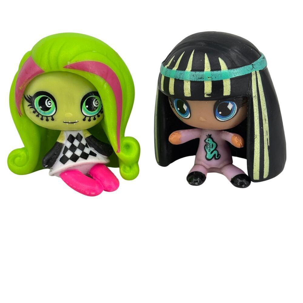 Monster High Mini Action Figures Venus‎ McFlytrap Cleo De Nile 1.5 Inch Mattel